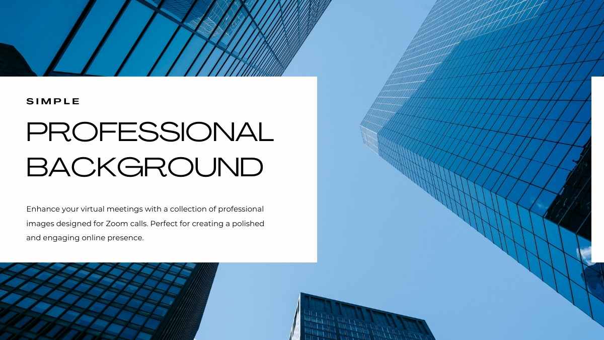 Simple Professional Background Slides - slide 1