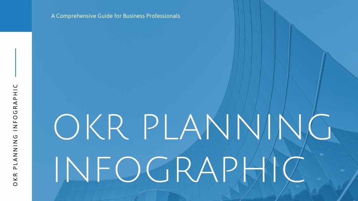 Simple Professional OKR Planning Infographic - diapositiva 1