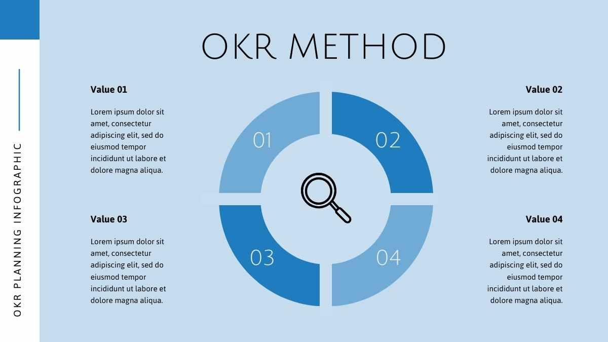 Simple Professional OKR Planning Infographic - diapositiva 6