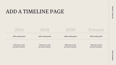 Slide Timeline Proyek Sederhana