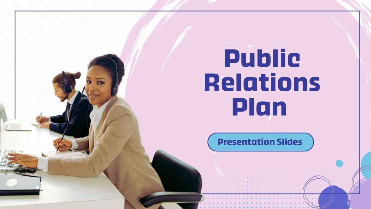 Simple Public Relations Plan Slides - slide 1