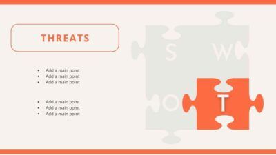 Simple Puzzle SWOT Analysis Slides for Business