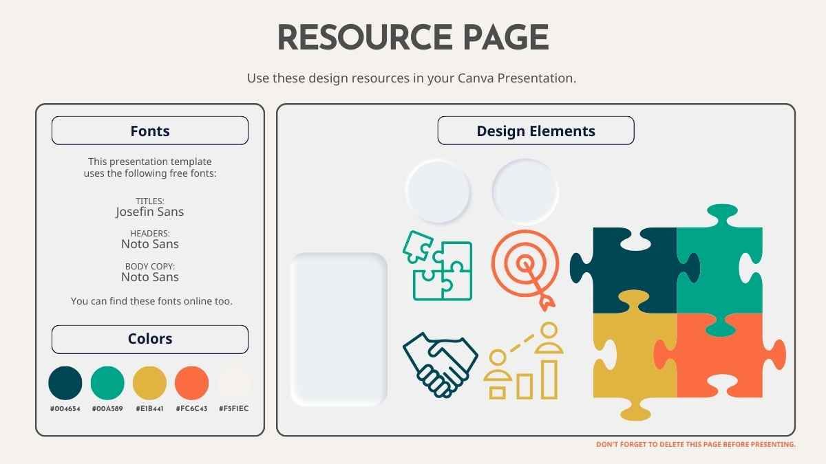 Simple Puzzle SWOT Analysis Slides for Business - diapositiva 13