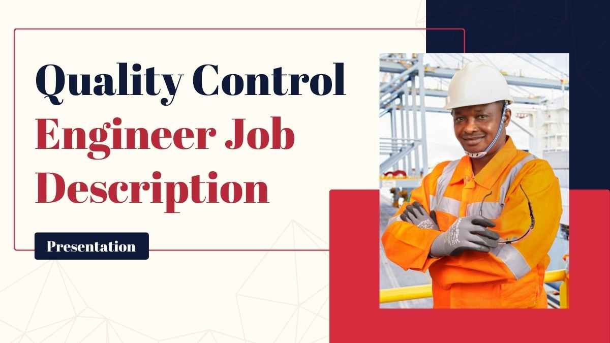 Simple Quality Control Engineer Job Description Slides - diapositiva 2