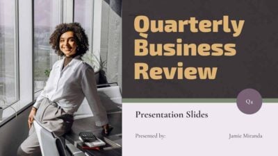 Simple Quarterly Business Review Slides