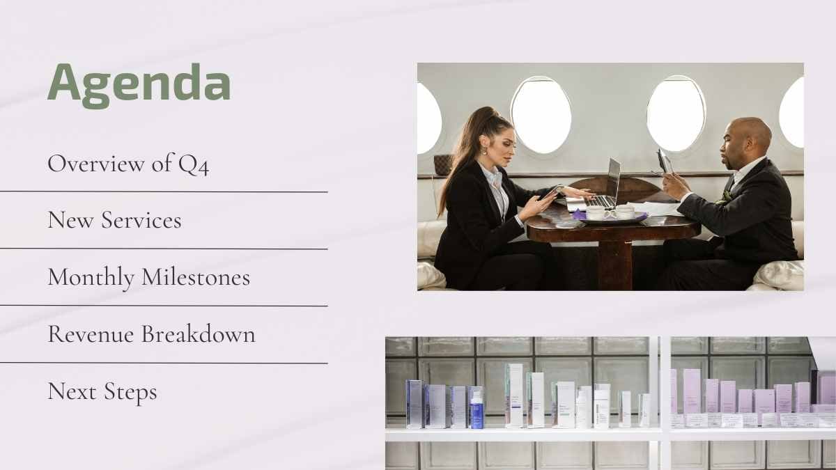 Simple Quarterly Business Review Slides - slide 2