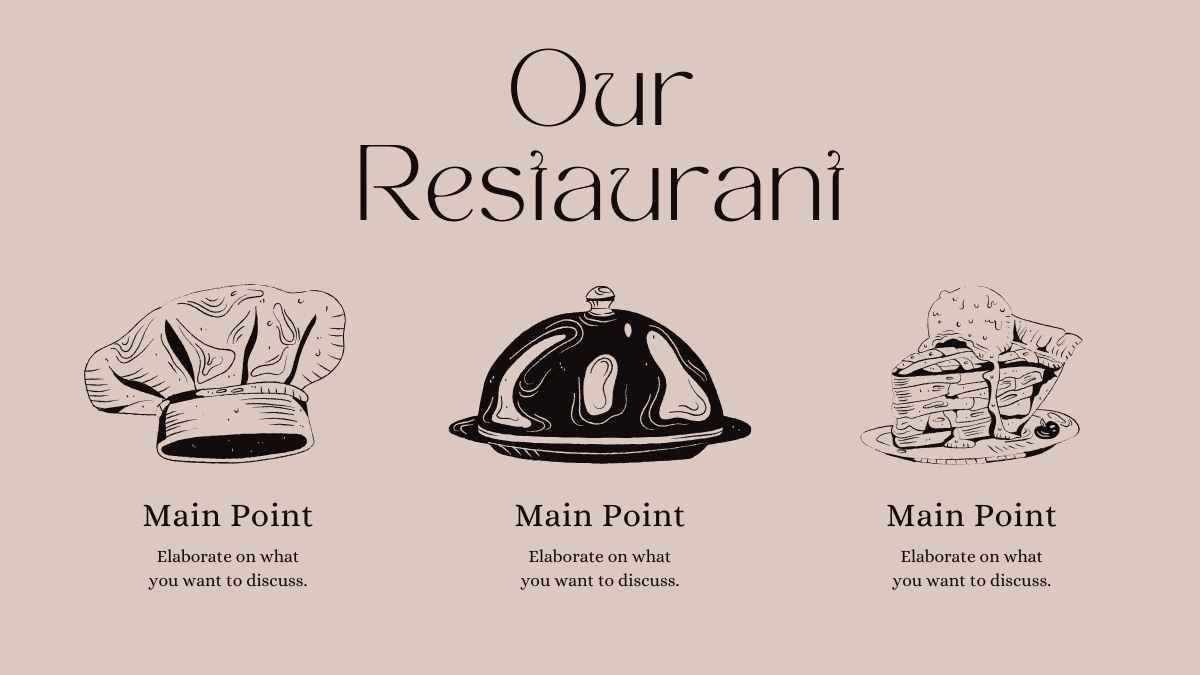 Minimalist Restaurant Marketing Plan Slides - diapositiva 8