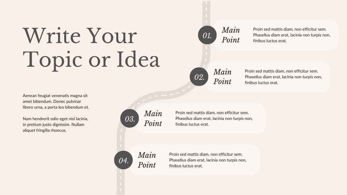 Simple Roadmap Infographics - slide 9