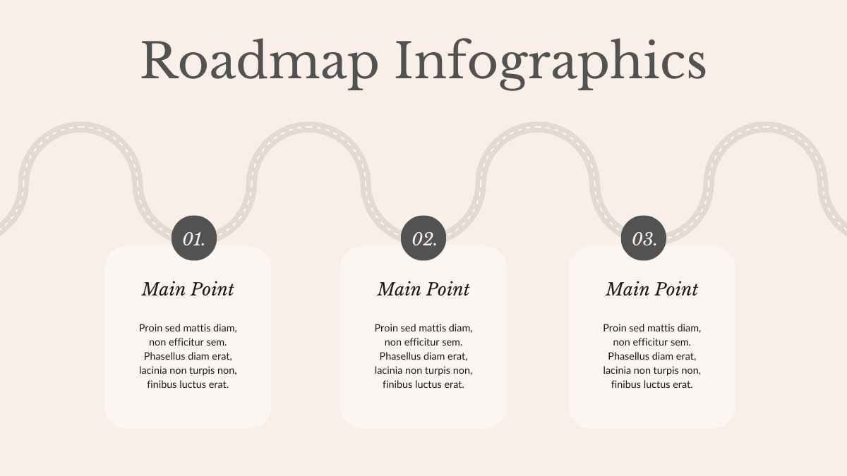 Simple Roadmap Infographics - slide 1