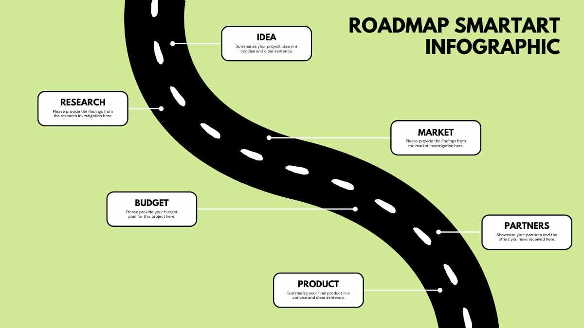 Simple Roadmap SmartArt Infographic - slide 3