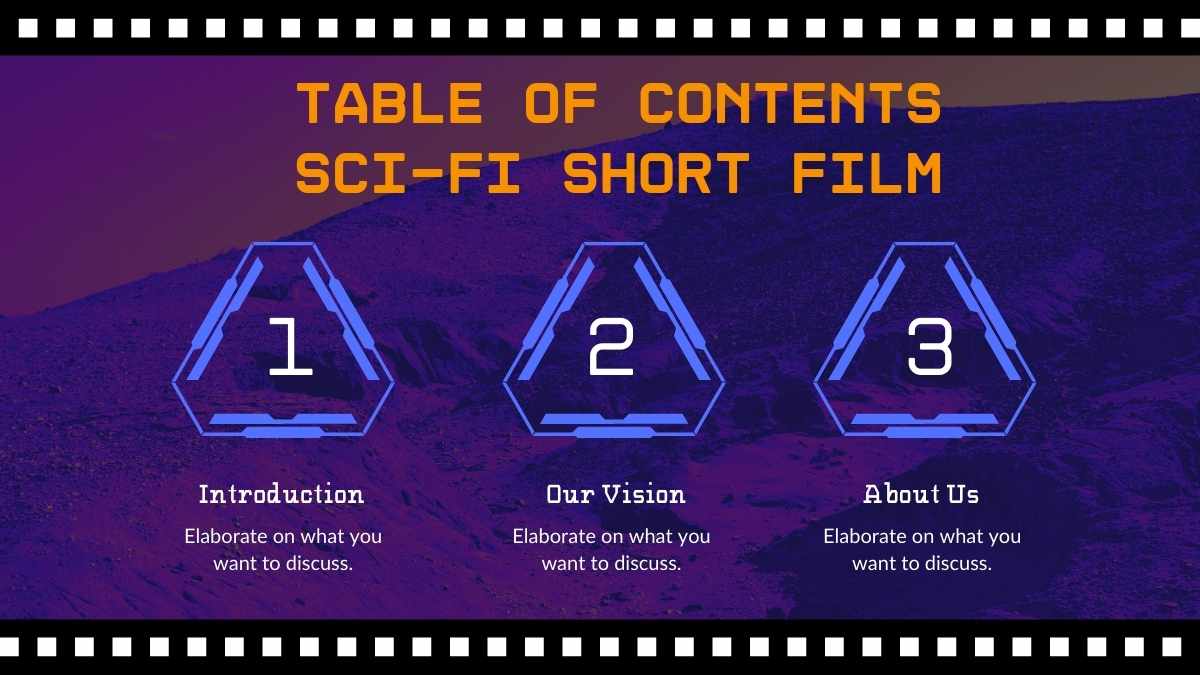 Plantilla Simple para Propuesta de Cortometraje de Ciencia Ficción - diapositiva 3