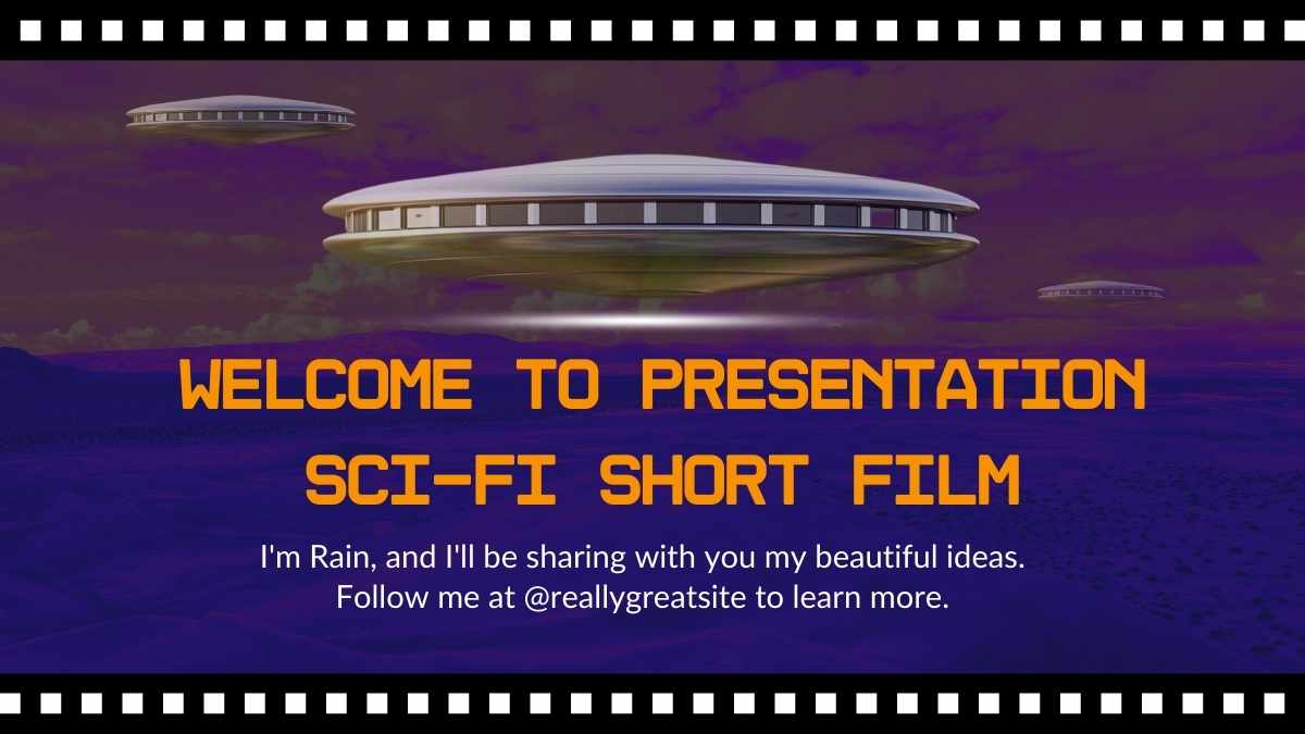 Simple Sci-fi Short Film Pitch Deck - slide 5