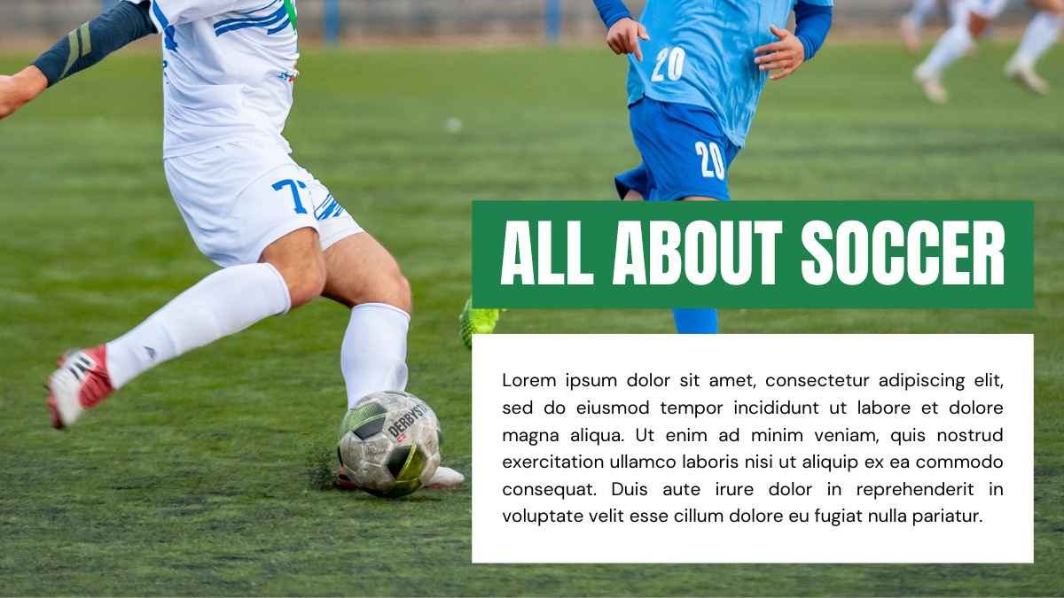 Simple Soccer Position Background - slide 12