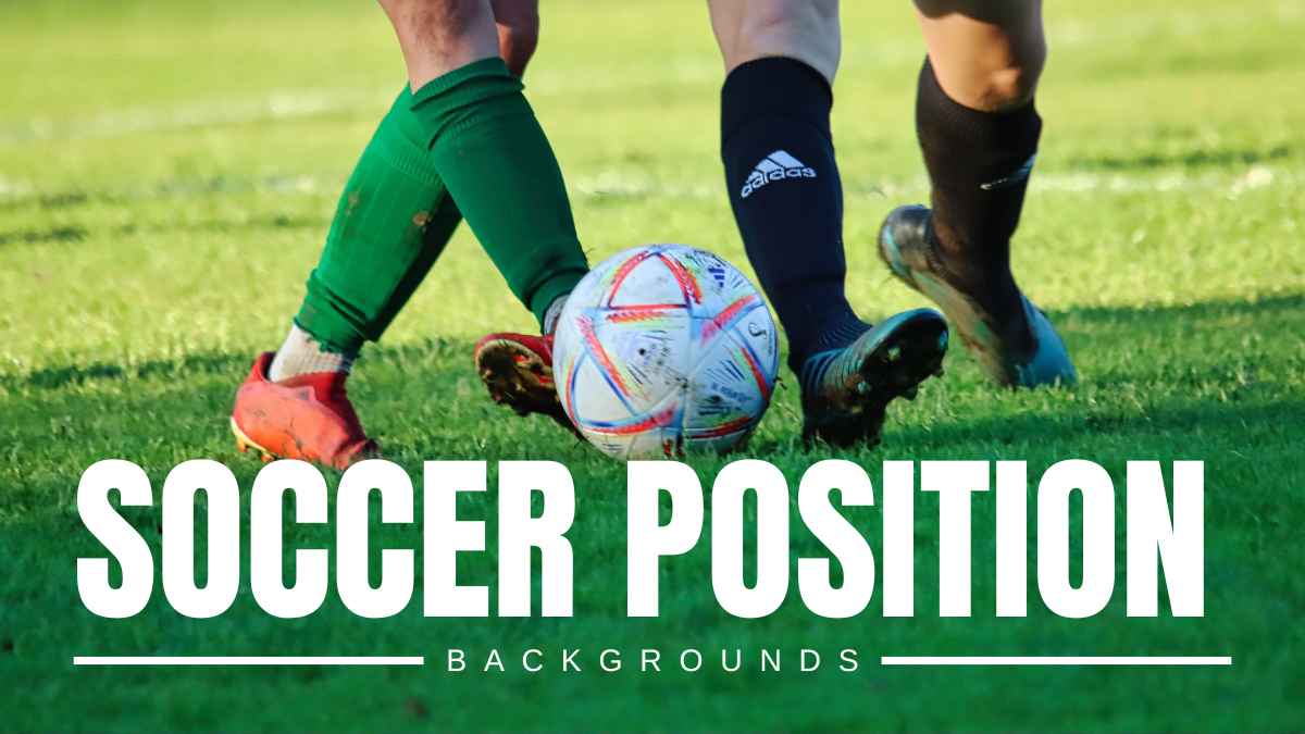 Simple Soccer Position Background - slide 1