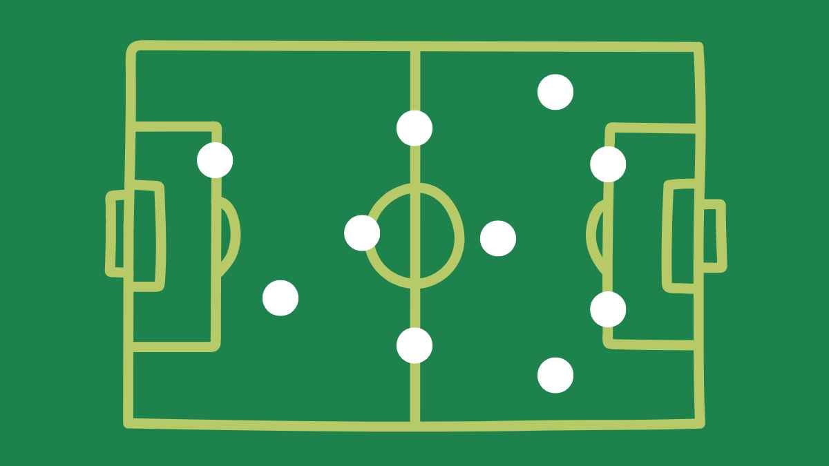 Simple Soccer Position Background - slide 5