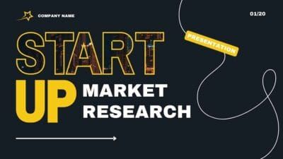 Simple Startup Market Research Slides