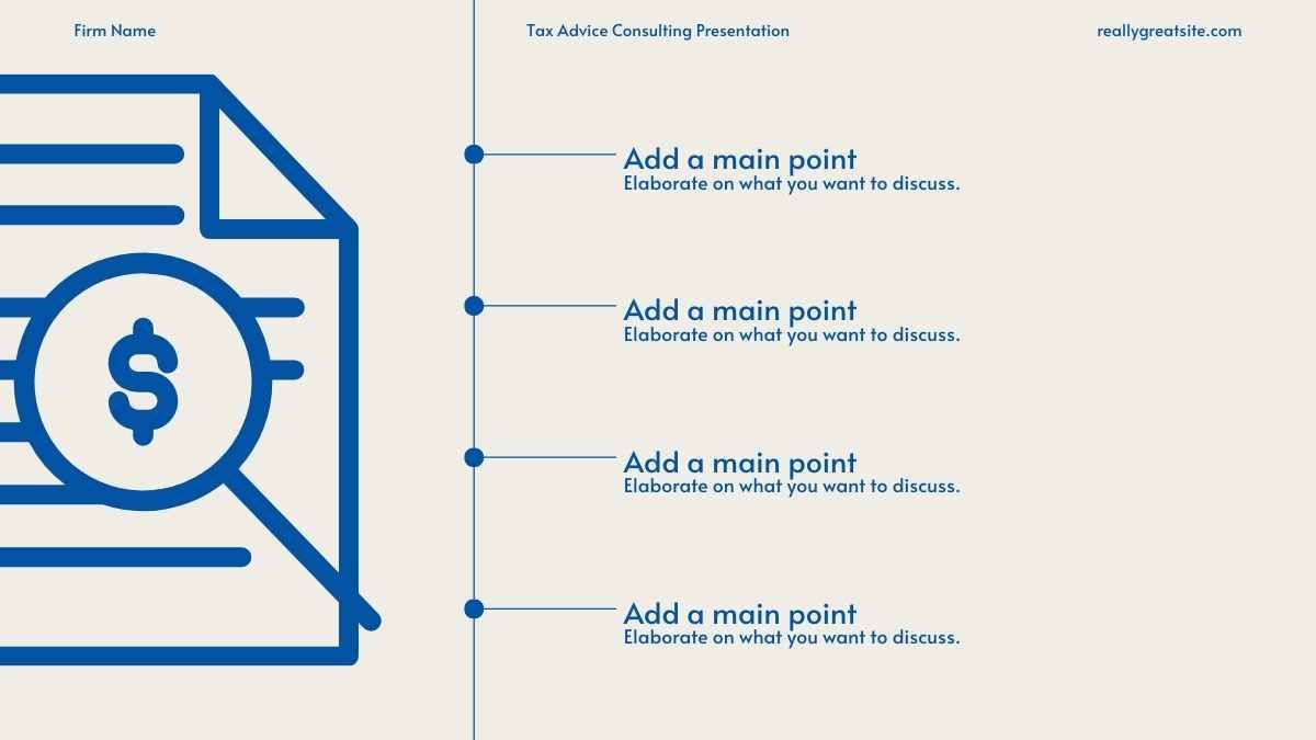 Simple Tax Advice Consulting Slides - diapositiva 11