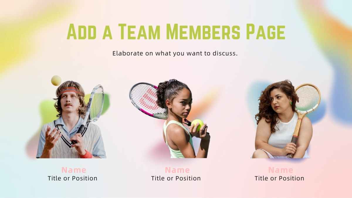 Simple Tennis Championships Social Media Slides - slide 9