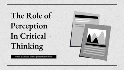 Simple The Role of Perception In Critical Thinking Slides 1