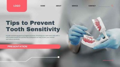 Slides Carnival Google Slides and PowerPoint Template Simple Tips to Prevent Tooth Sensitivity 1