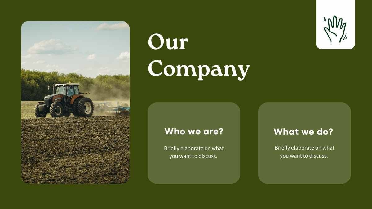 Simple Green Tractor Dealership Business Plan Slides - slide 5