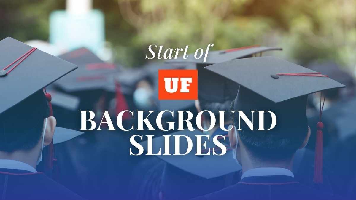 Simple University of Florida Background Slides - slide 4