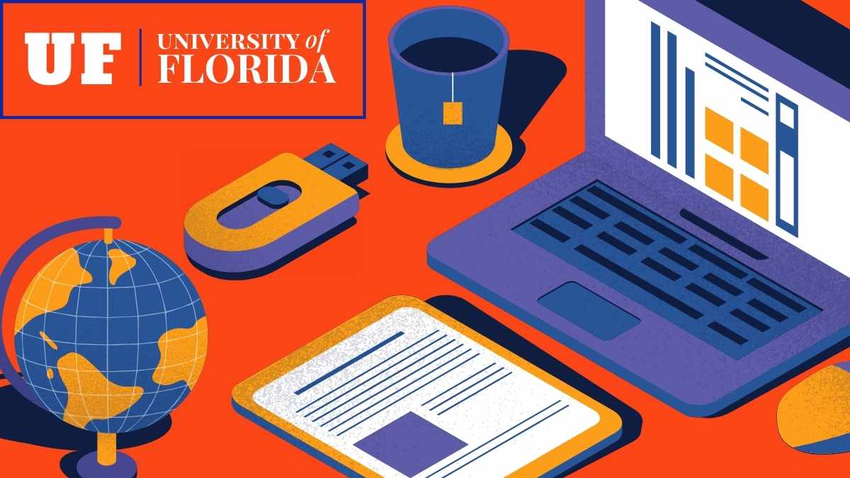 Simple University of Florida Background Slides - slide 9