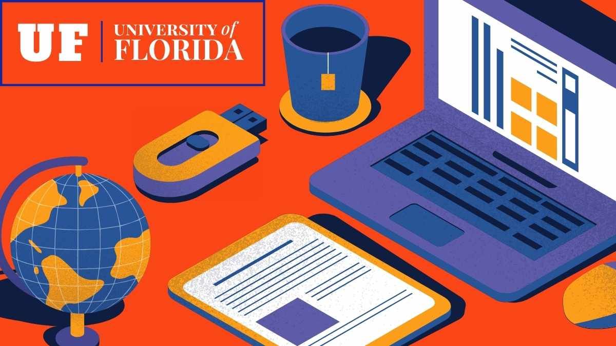 Simple University of Florida Background Slides - diapositiva 9