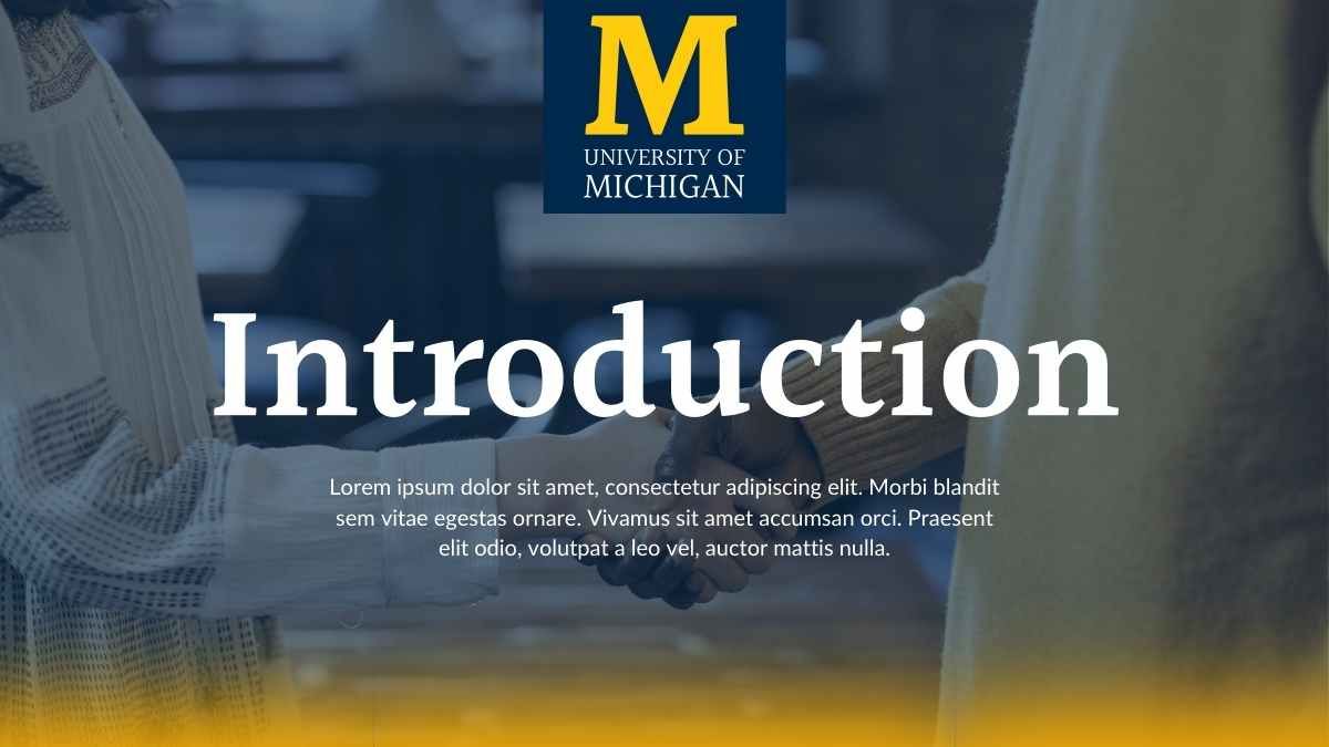 Simple University of Michigan Slides - slide 4