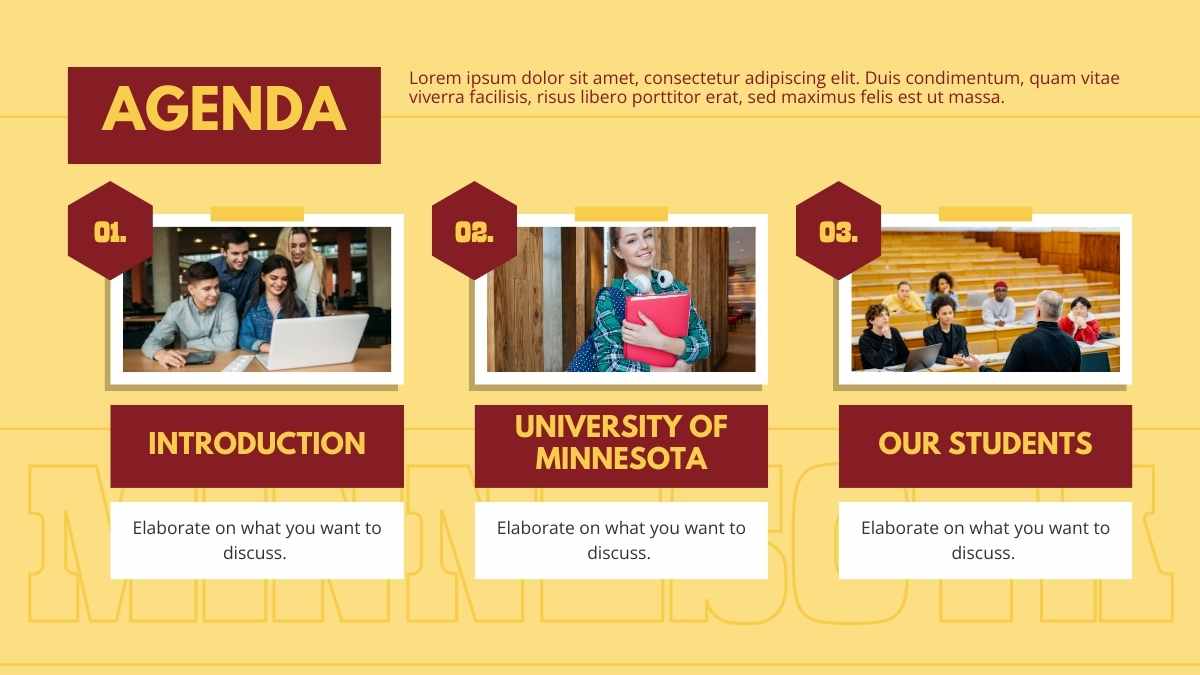 Simple University of Minnesota Slides - slide 2