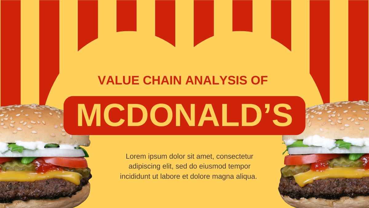 Simple Value Chain Analysis Of McDonalds Slides - slide 1