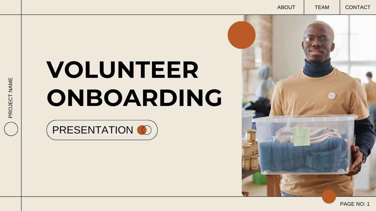 Simple Volunteer Onboarding - slide 1