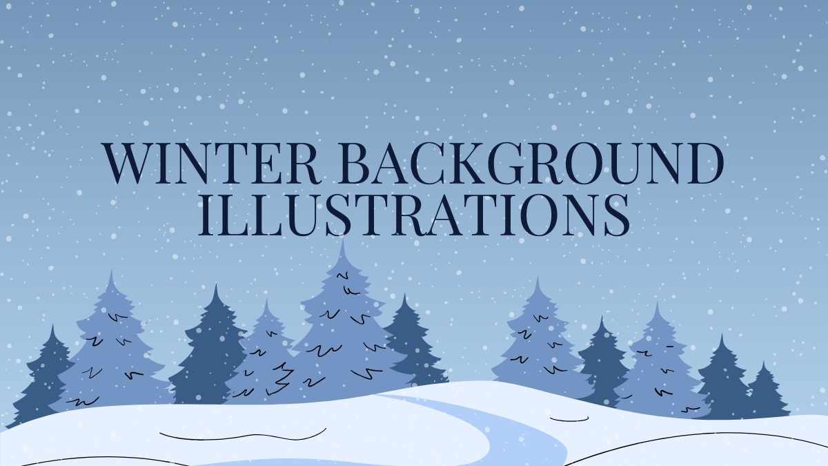 Simple Winter Background Slides - slide 10