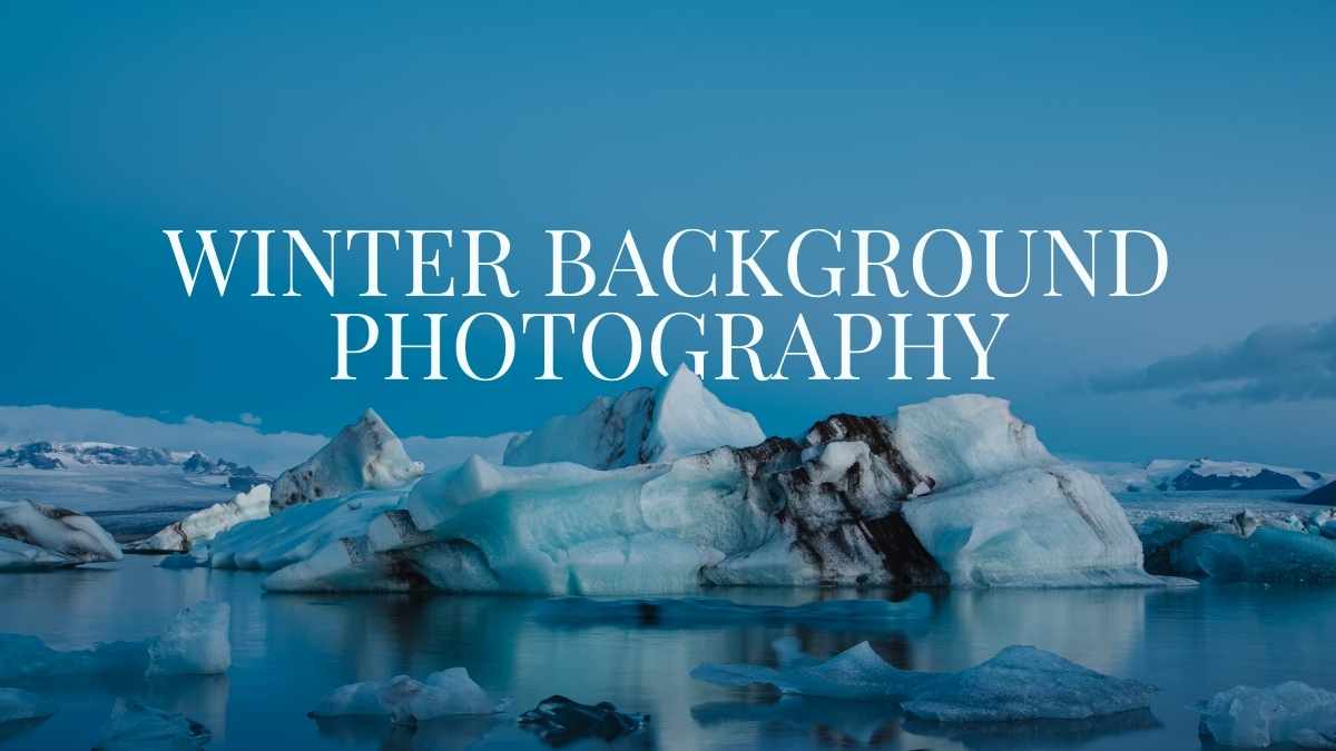 Simple Winter Background Slides - slide 2