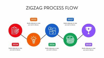 Slides Carnival Google Slides and PowerPoint Template Simple Zigzag Process Flow 1