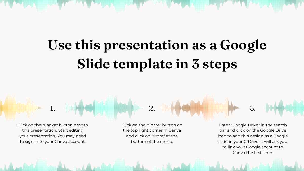 Simple and Elegant Soundwave Marketing Plan Minimal Business Slides - slide 4