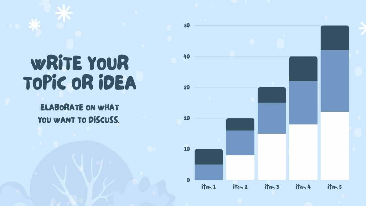 Slides com Fundo Nevado - deslizar 13