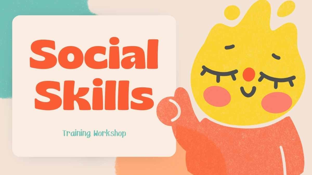 Plantillas para Taller de Capacitación en Habilidades Sociales - diapositiva 1