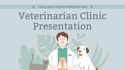 Cute Illustrative Veterinarian Clinic Slides