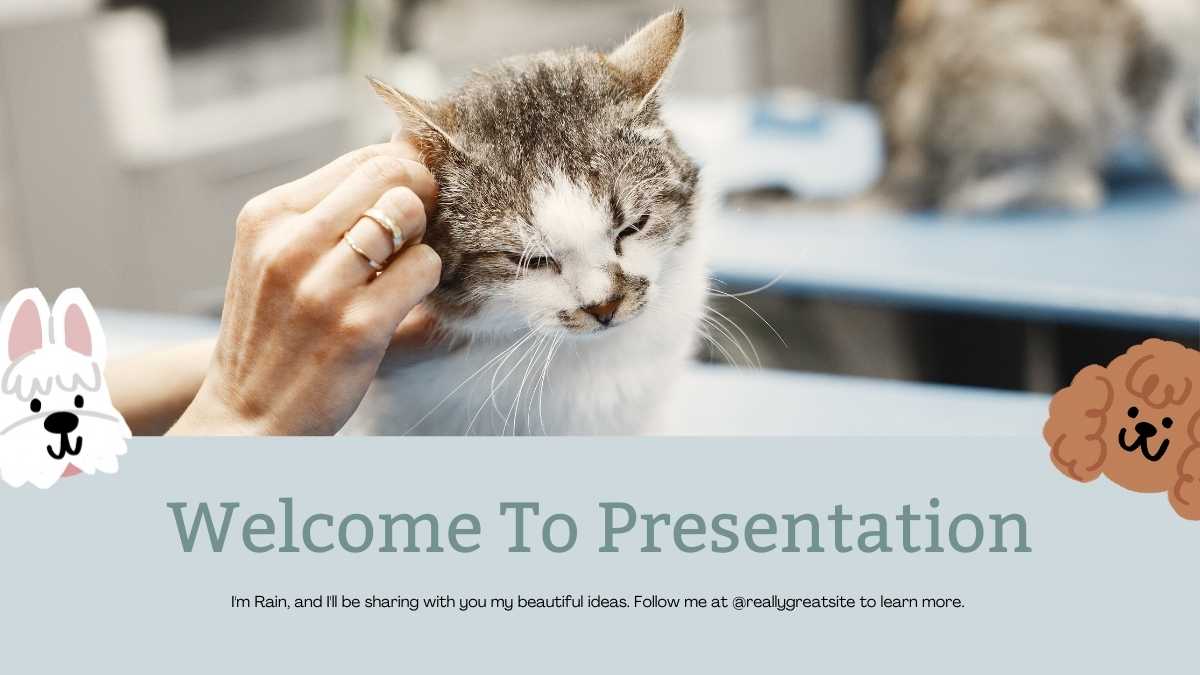 Cute Illustrative Veterinarian Clinic Slides - slide 7