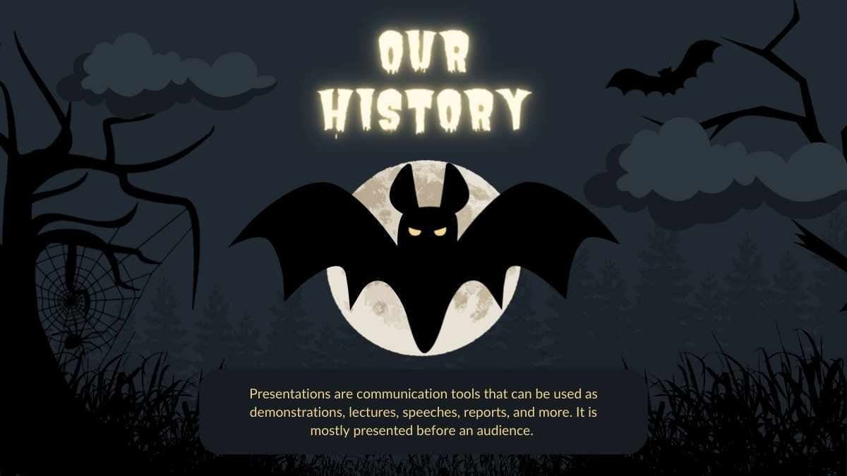 Spooky Halloween Bat Minitheme Slides - slide 14