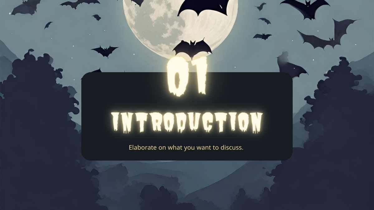 Spooky Halloween Bat Minitheme Slides - slide 4