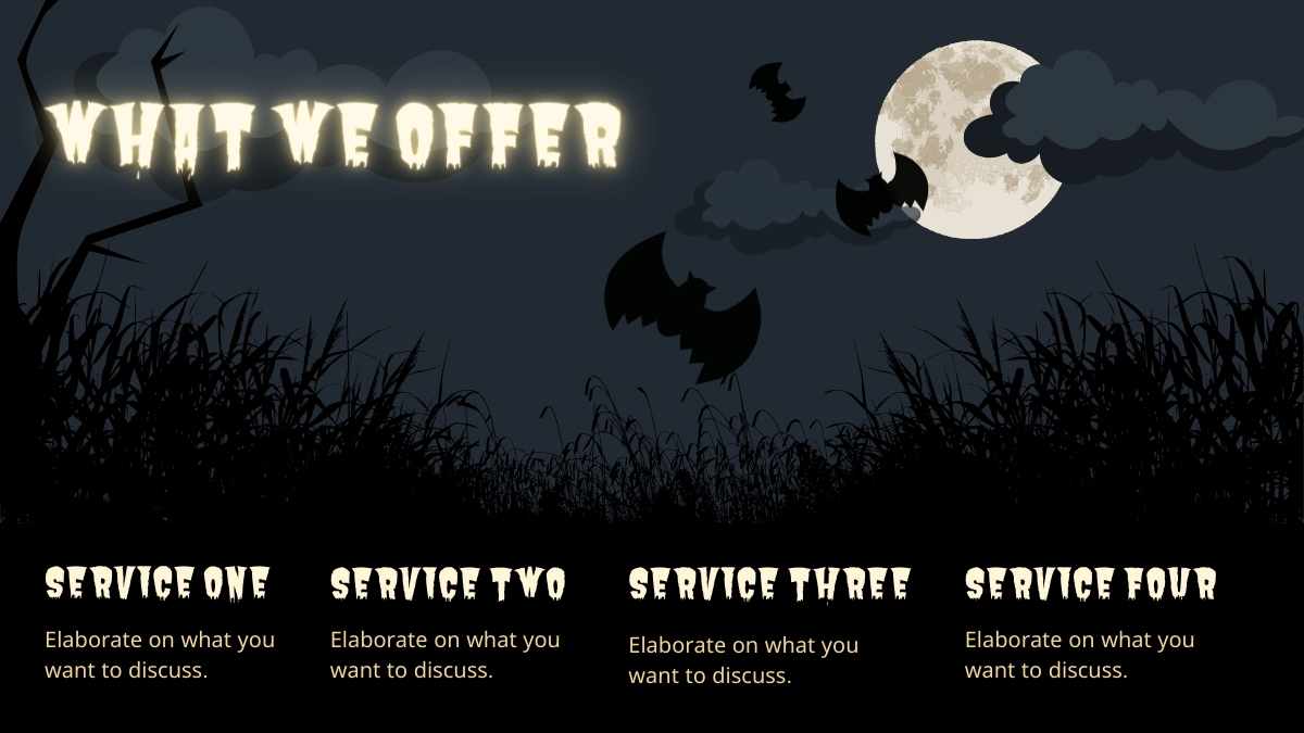 Spooky Halloween Bat Minitheme Slides - slide 9