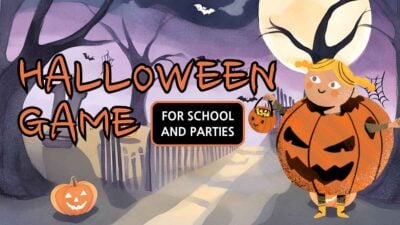 Slides Carnival Google Slides and PowerPoint Template Spooky Halloween Game for School and Parties 1