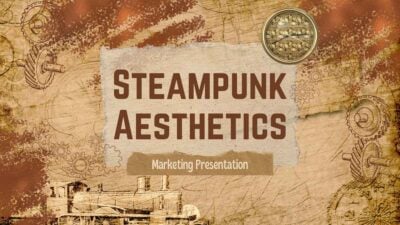 Steampunk Aesthetic Marketing Slides