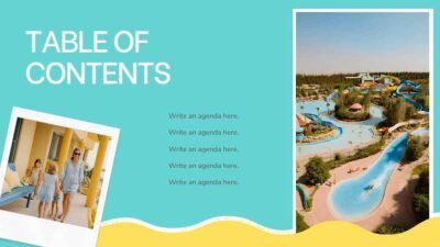 Summer Family-Friendly Resort Business Plan Slides