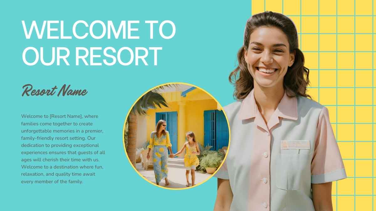 Summer Family-Friendly Resort Business Plan Slides - slide 3