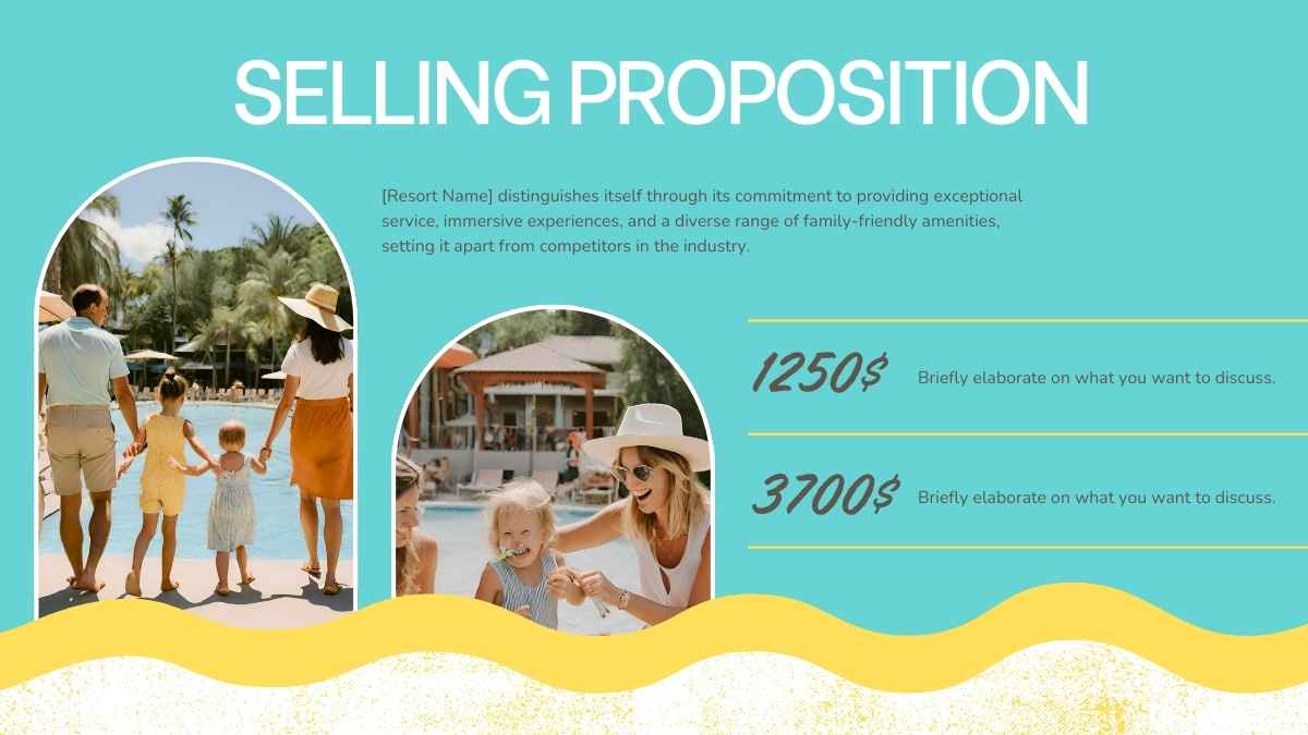 Summer Family-Friendly Resort Business Plan Slides - slide 7