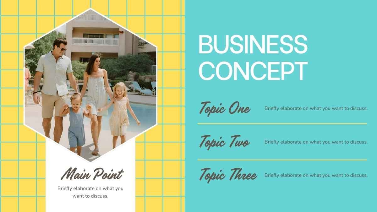 Summer Family-Friendly Resort Business Plan Slides - diapositiva 9