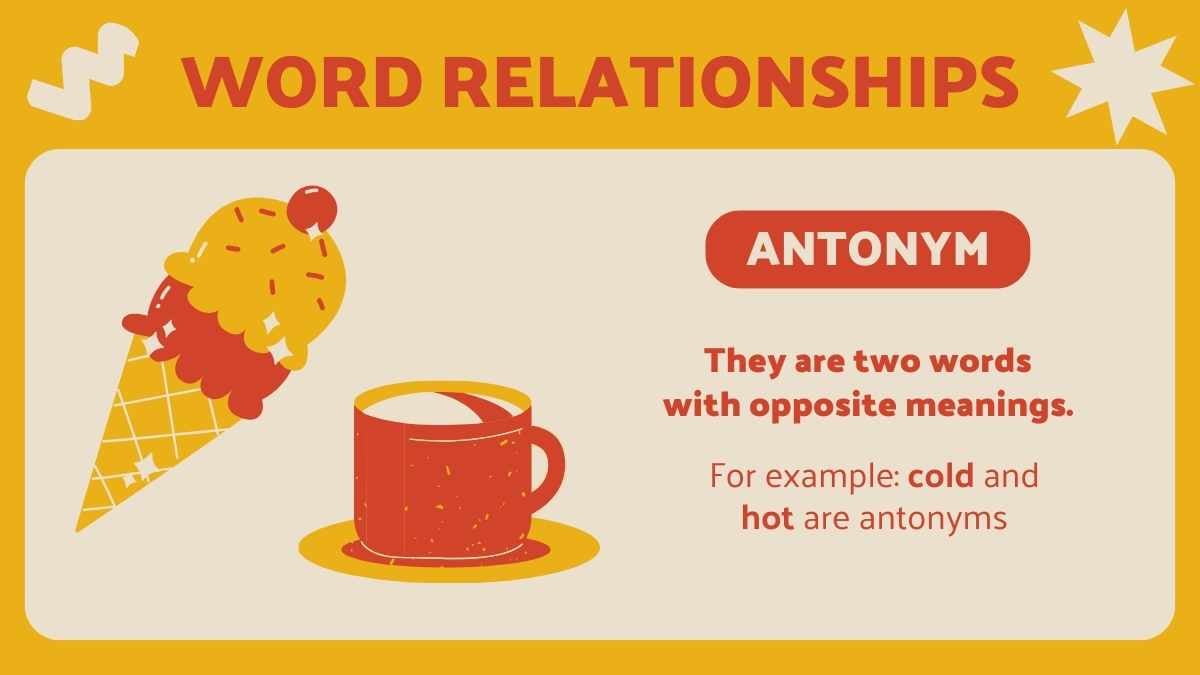 Synonyms, Antonyms and Analogies Lesson for High School - slide 6